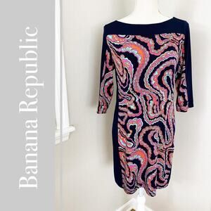 Banana Republic Paisley Shift Dress